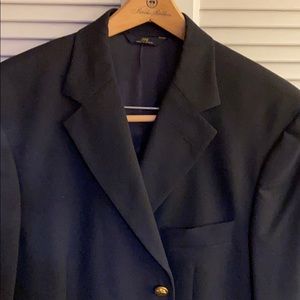 Navy blue 3 button blazer